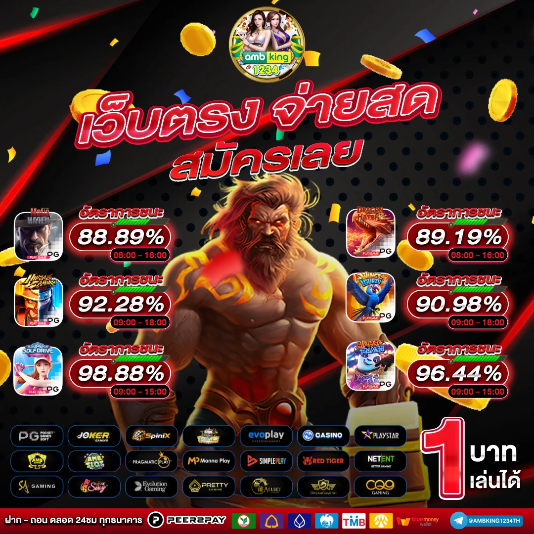 เว็บสล็อตออนไลน์ที่ดีที่สุด - แบนเนอร์โปรโมชั่น